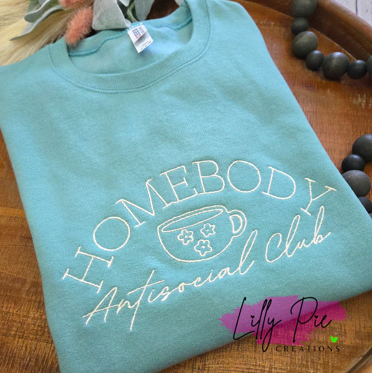 Homebody Anti-Social Club Embrodiered Sweatshirt