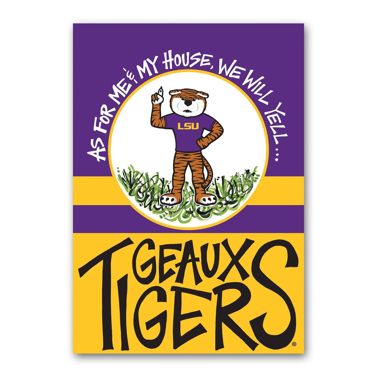 LSU Tigers House Flag