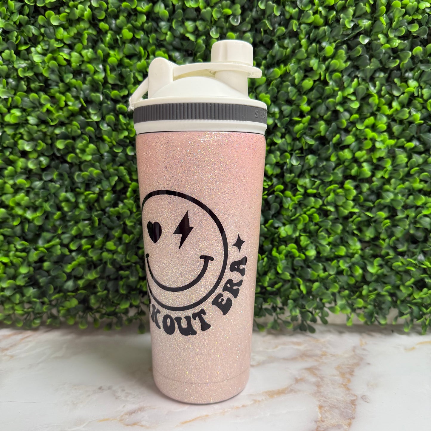 Workout Era Sparkle Shaker Bottle