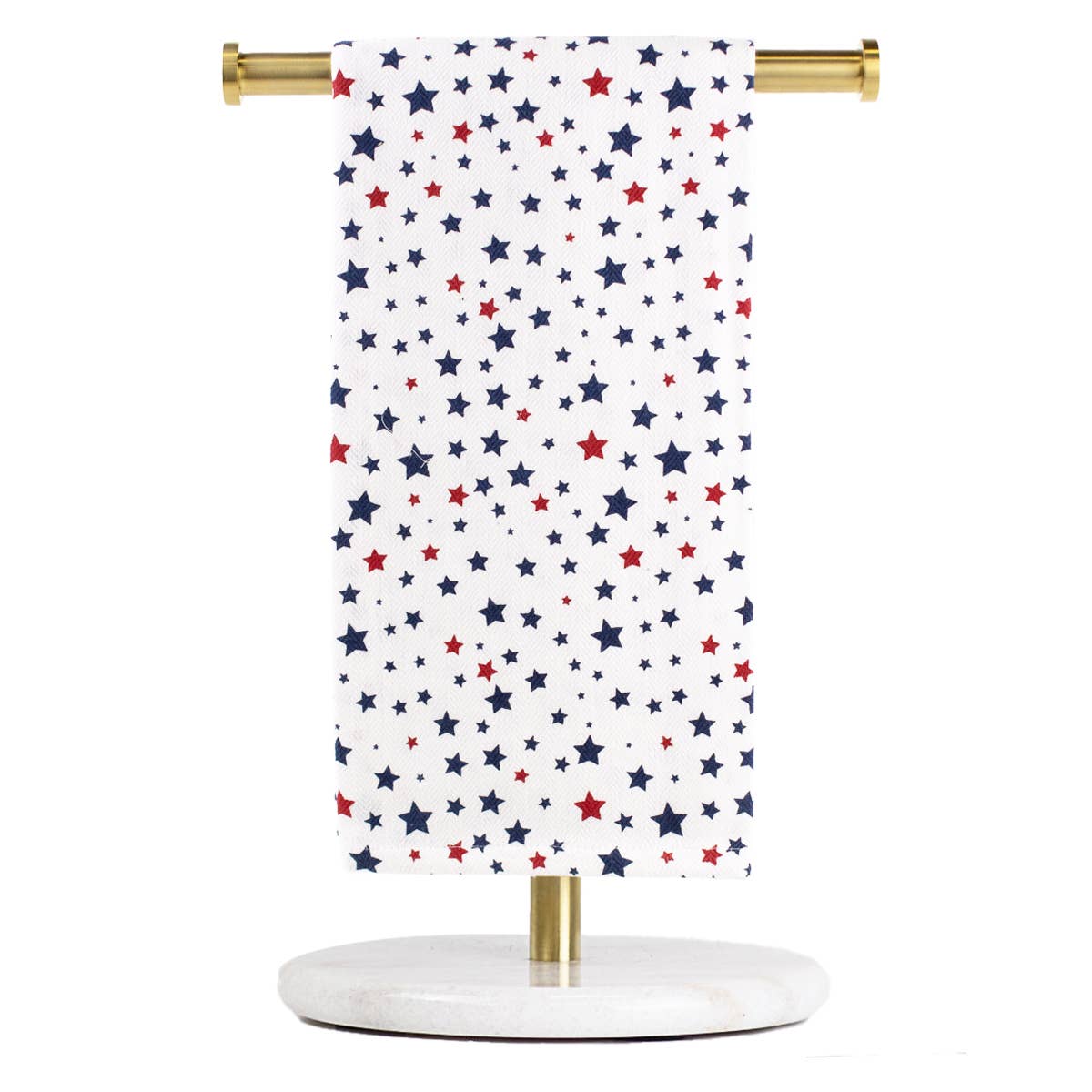Wish Upon a Star Hand Towel White/Red/Blue 20x28