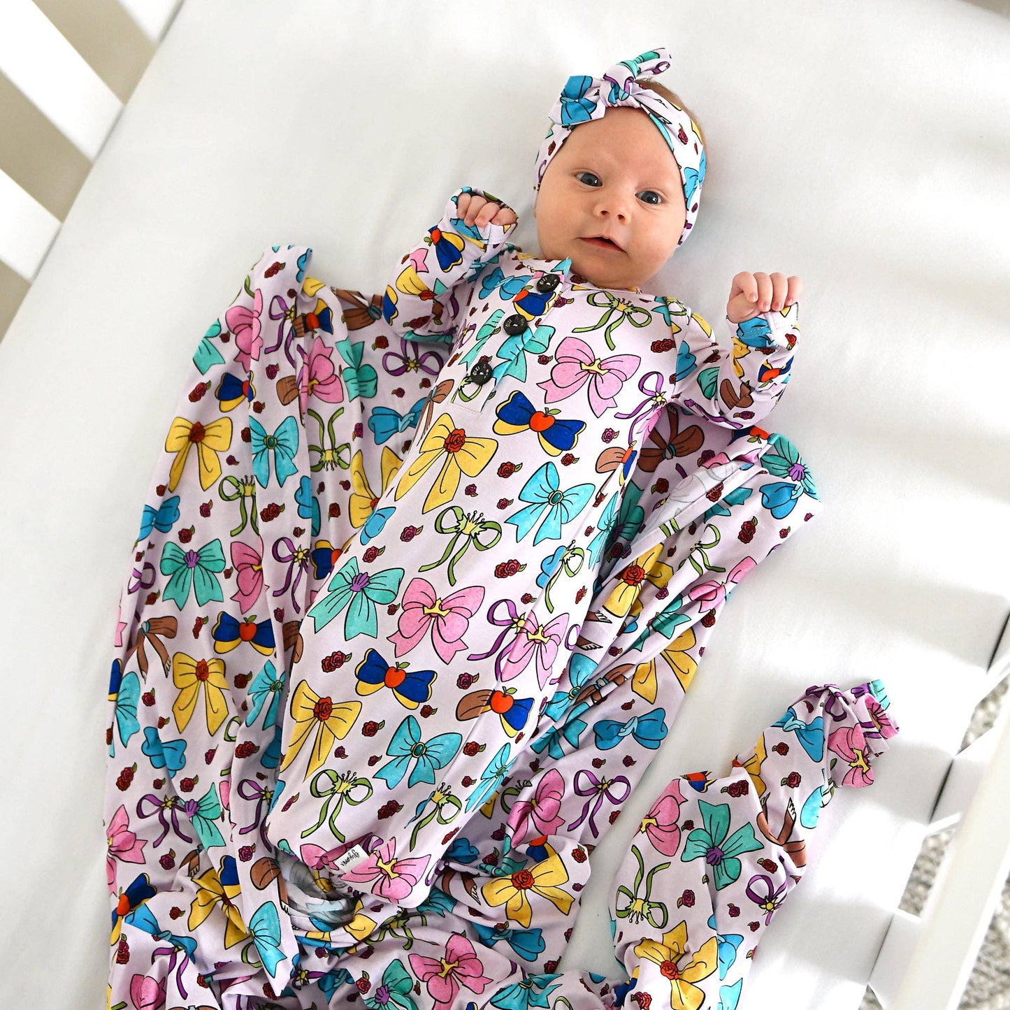 Princess SWADDLE Bamboo Baby Blanket Coming Home Gift