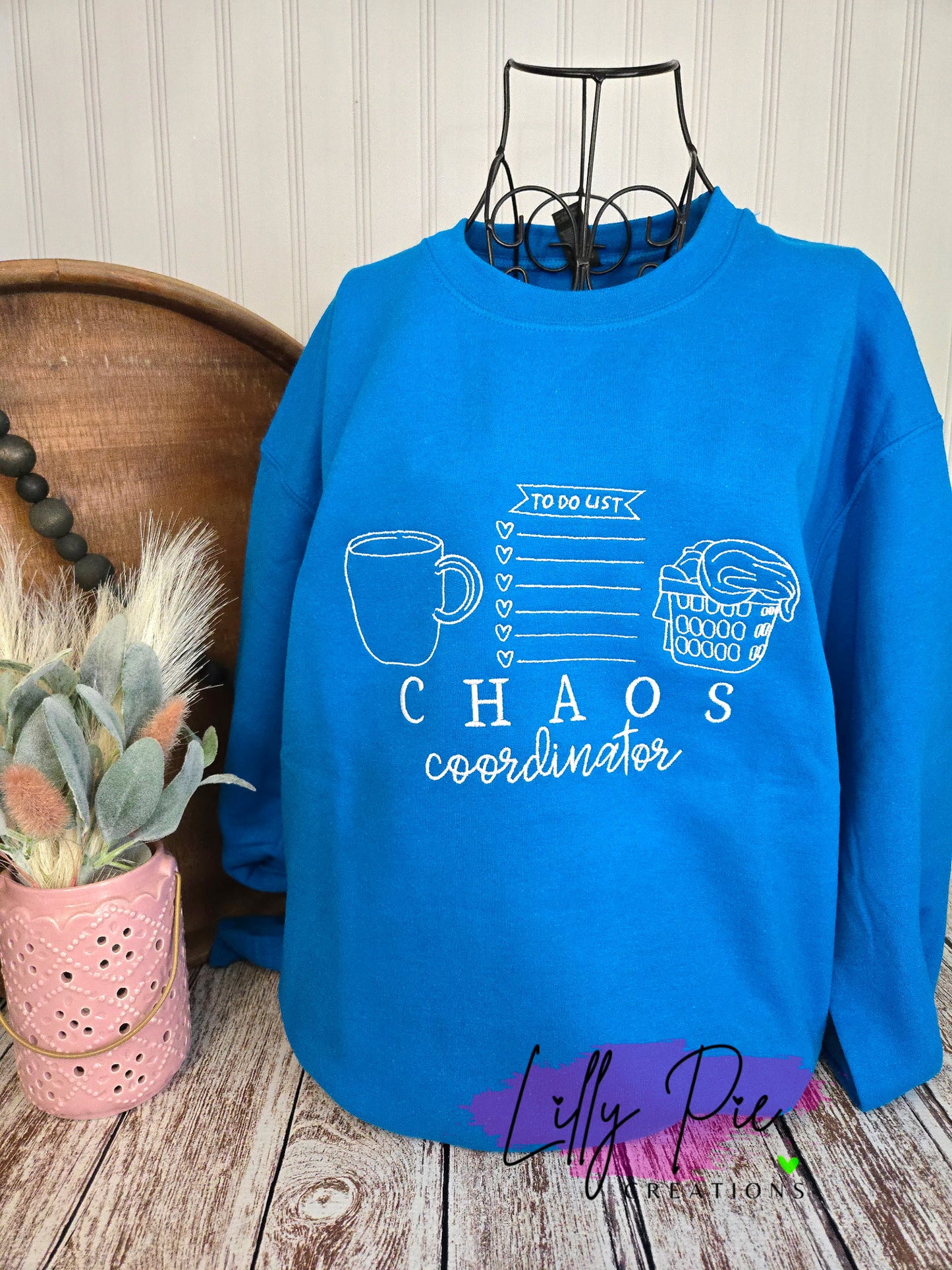 Chaos Coordinator Embroidered Sweatshirt