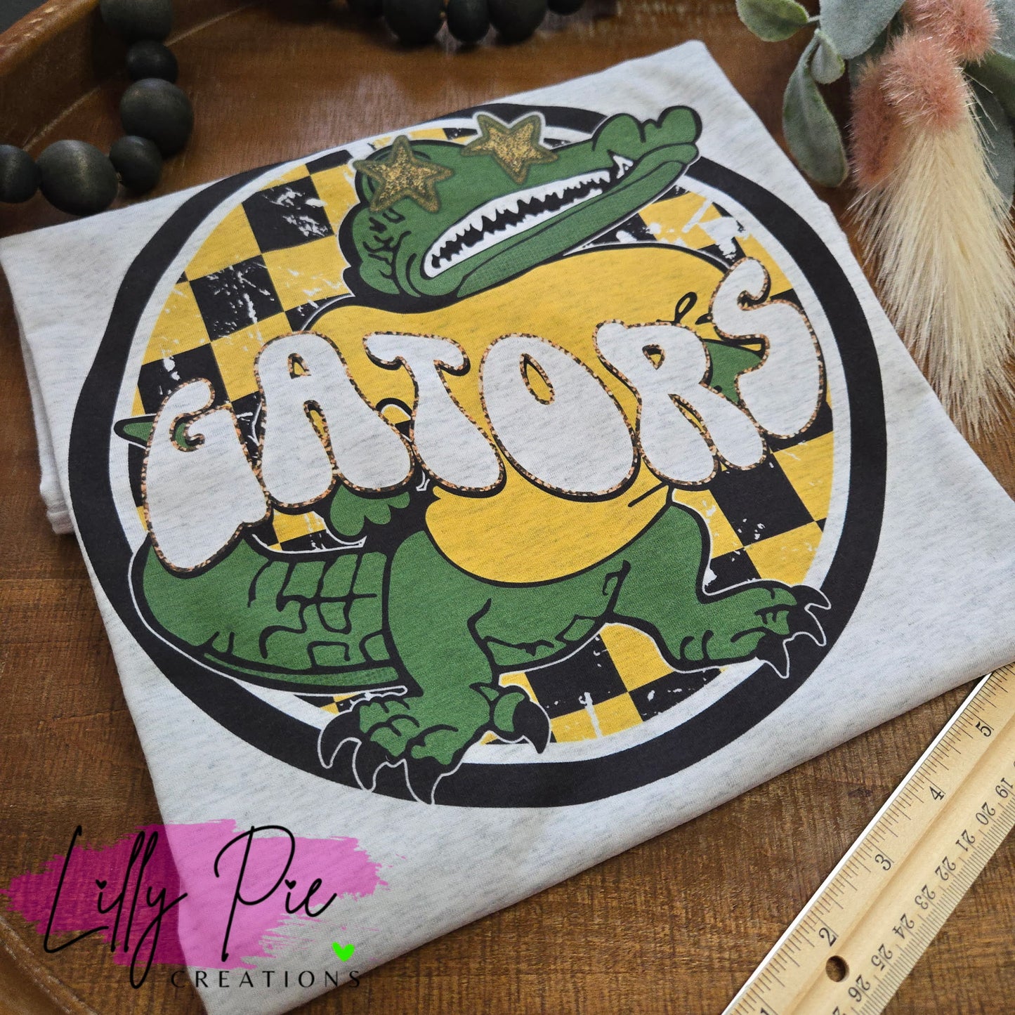 Pre-Order Checkered Preppy Mascot High School T-Shirts -turnaround time 2 weeks - Lilly Pie Creations