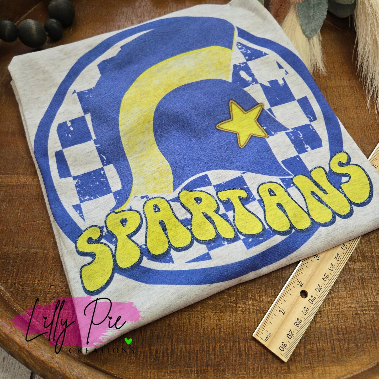 Pre-Order Checkered Preppy Mascot High School T-Shirts -turnaround time 2 weeks - Lilly Pie Creations