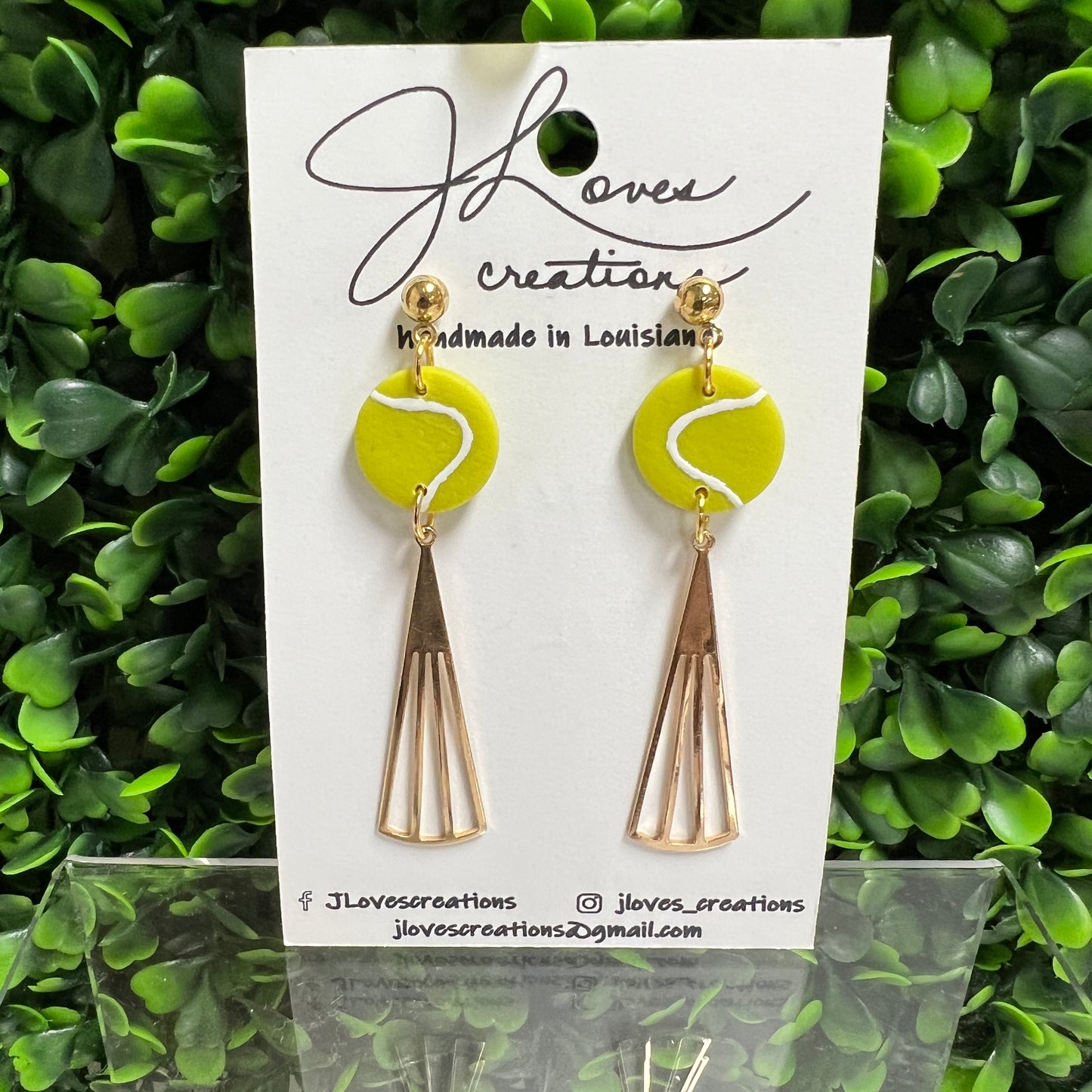 Tennis Ball Earrings