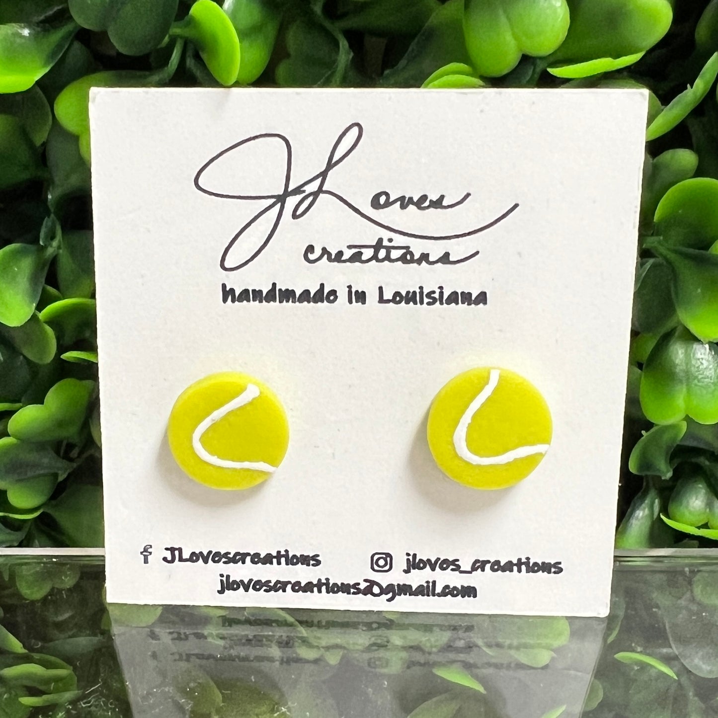Tennis Ball Earrings