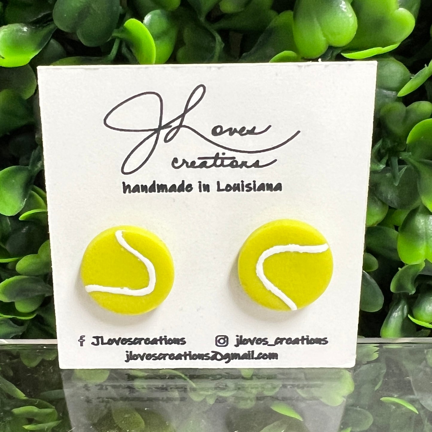 Tennis Ball Earrings