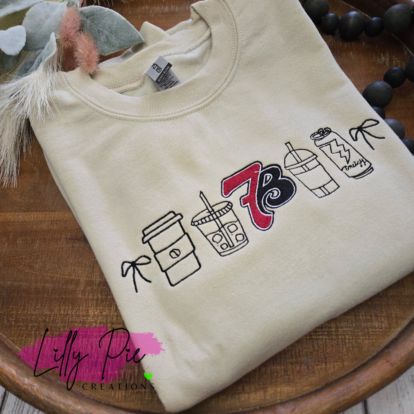 Love 7Brew Embroidered Sweatshirt