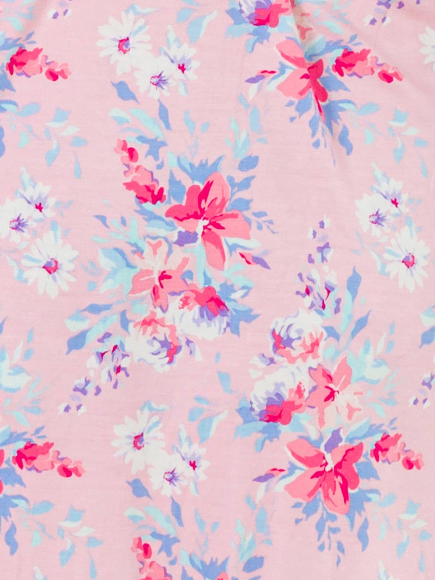 SoftSnooze™ Women's Bamboo Viscose Pretty in Pink Floral Mommy & Me Maternity Robe