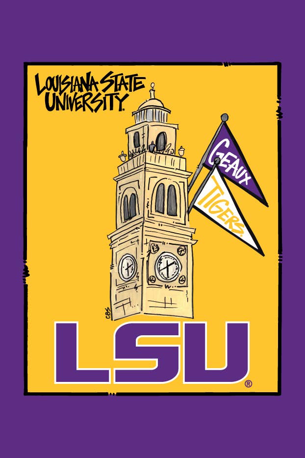 LSU Campus Flag
