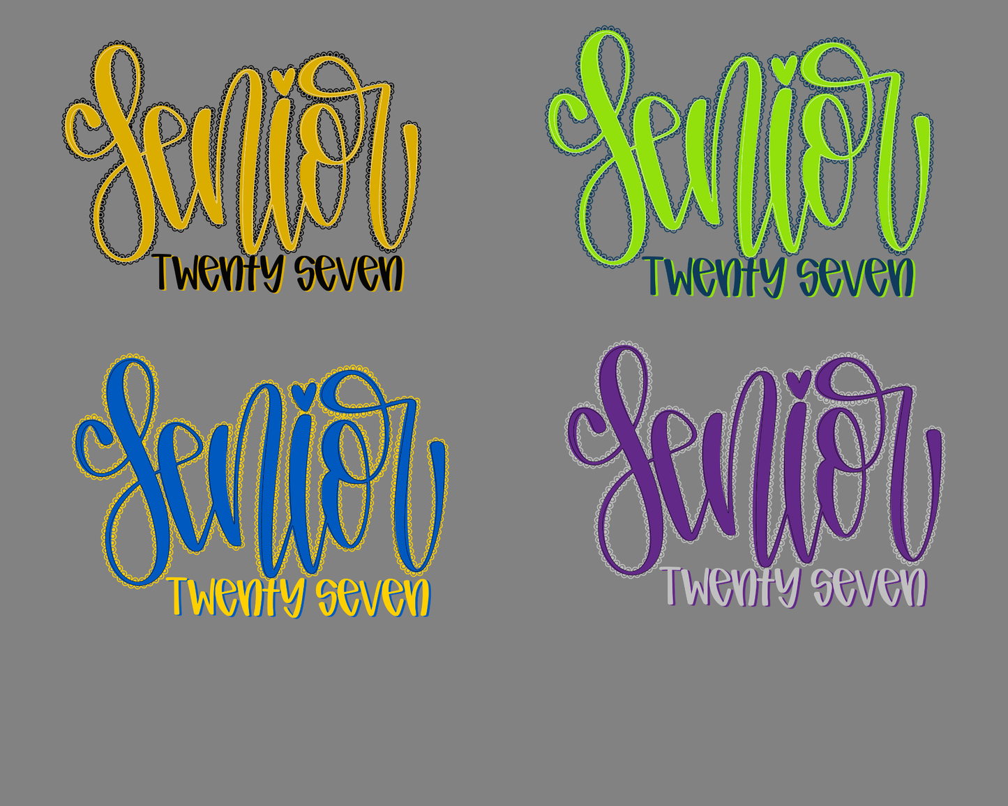 High School Senior Shirts