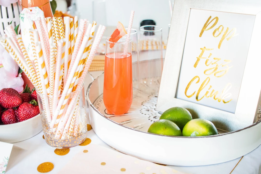 Mimosa Bar Decorations Kit - Bridal Shower & Birthday Party