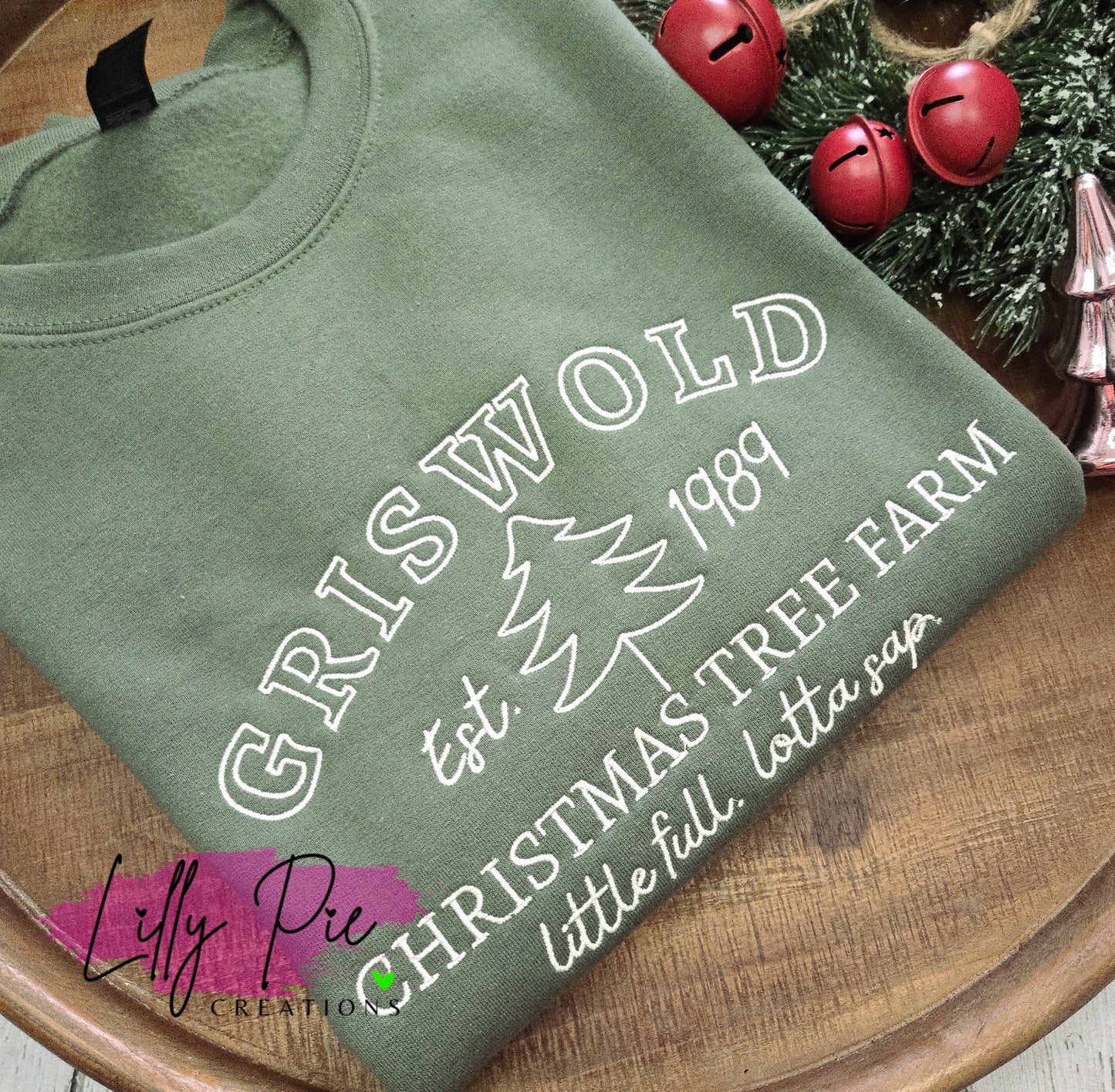 Griswold Christmas Tree Farm Embroidered Sweatshirt