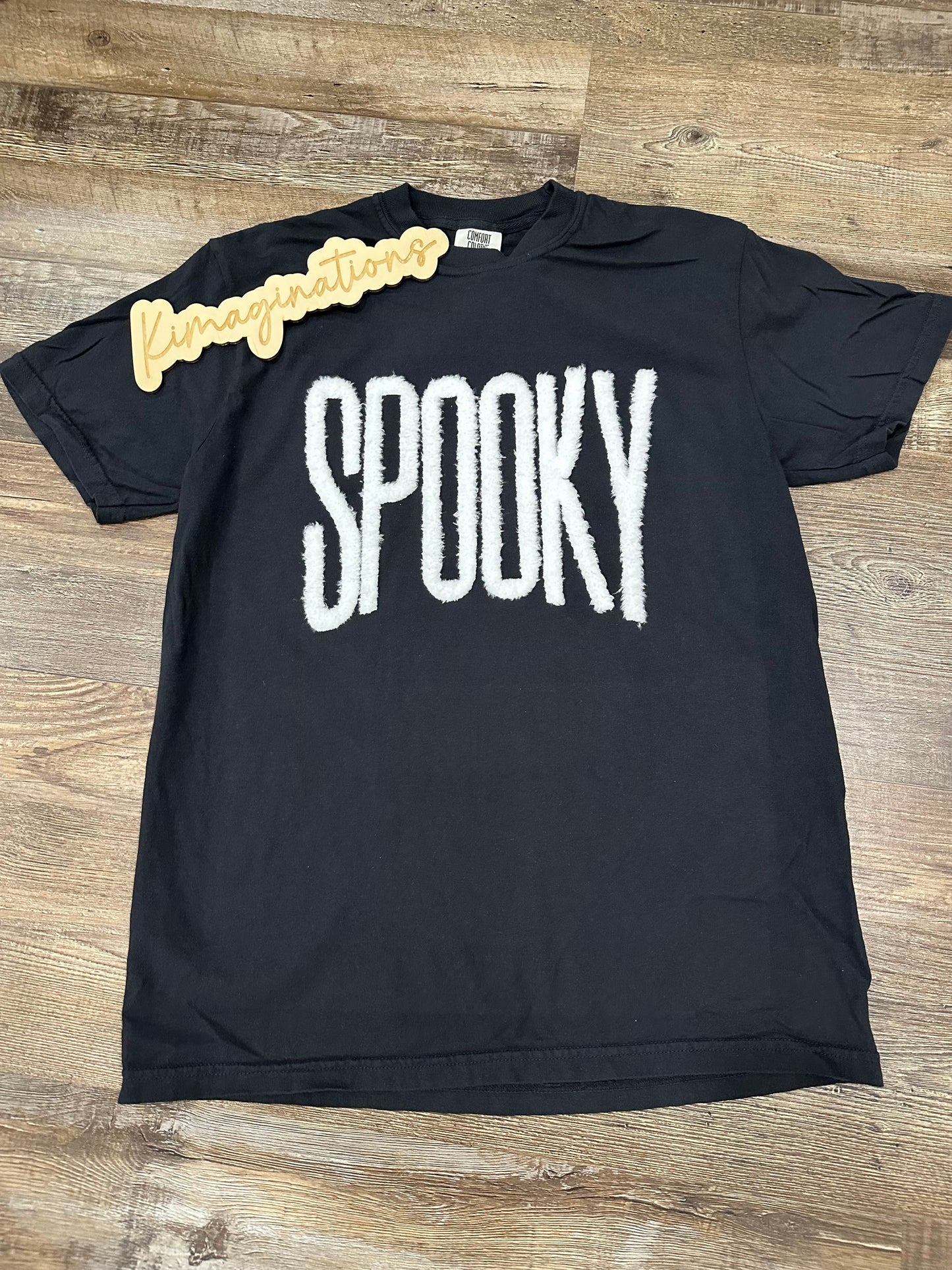 Spooky Fuzzy Comfort Colors T-shirt