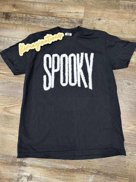 Spooky Fuzzy Comfort Colors T-shirt