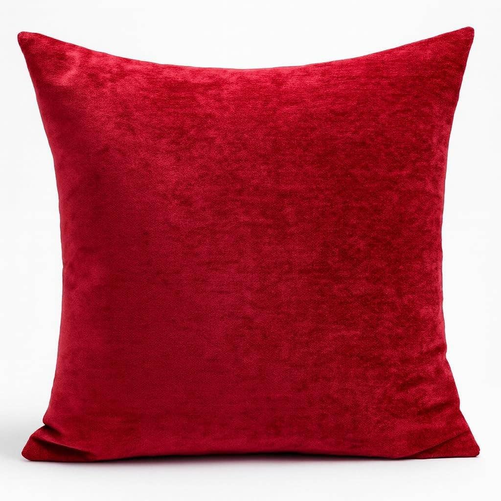 Red Velvet Holiday 18" Throw Pillow with Insert