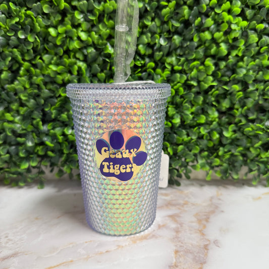 Small Studded Acrylic Tumblers (12 Oz)