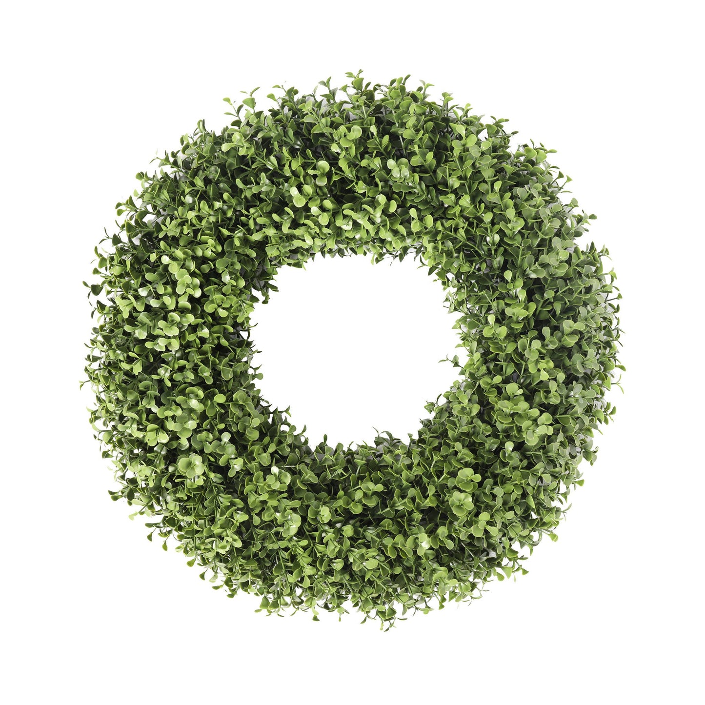 UV Boxwood Round Wreath 17.5 Inch