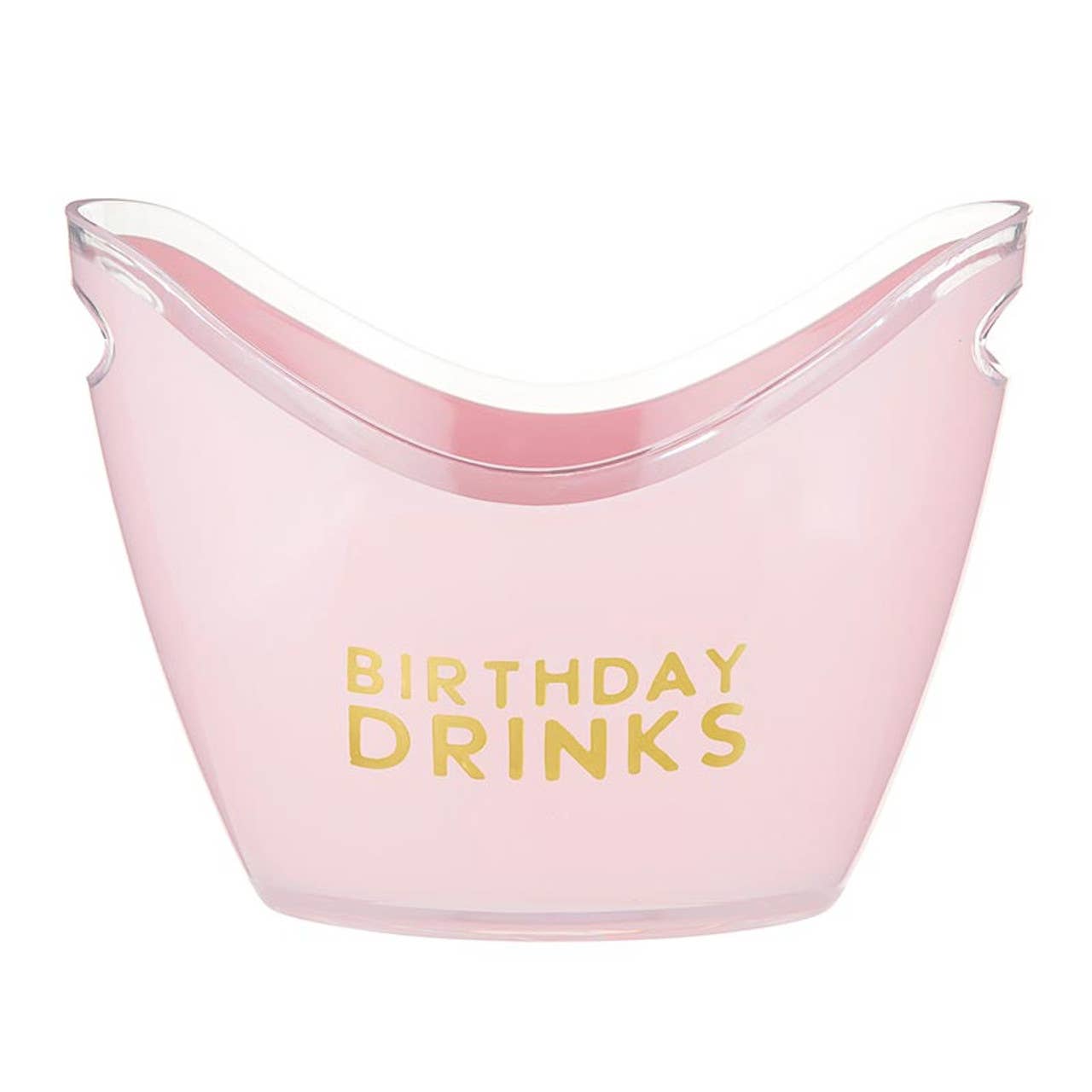 Acrylic Beverage Bucket - Birthday Drinks