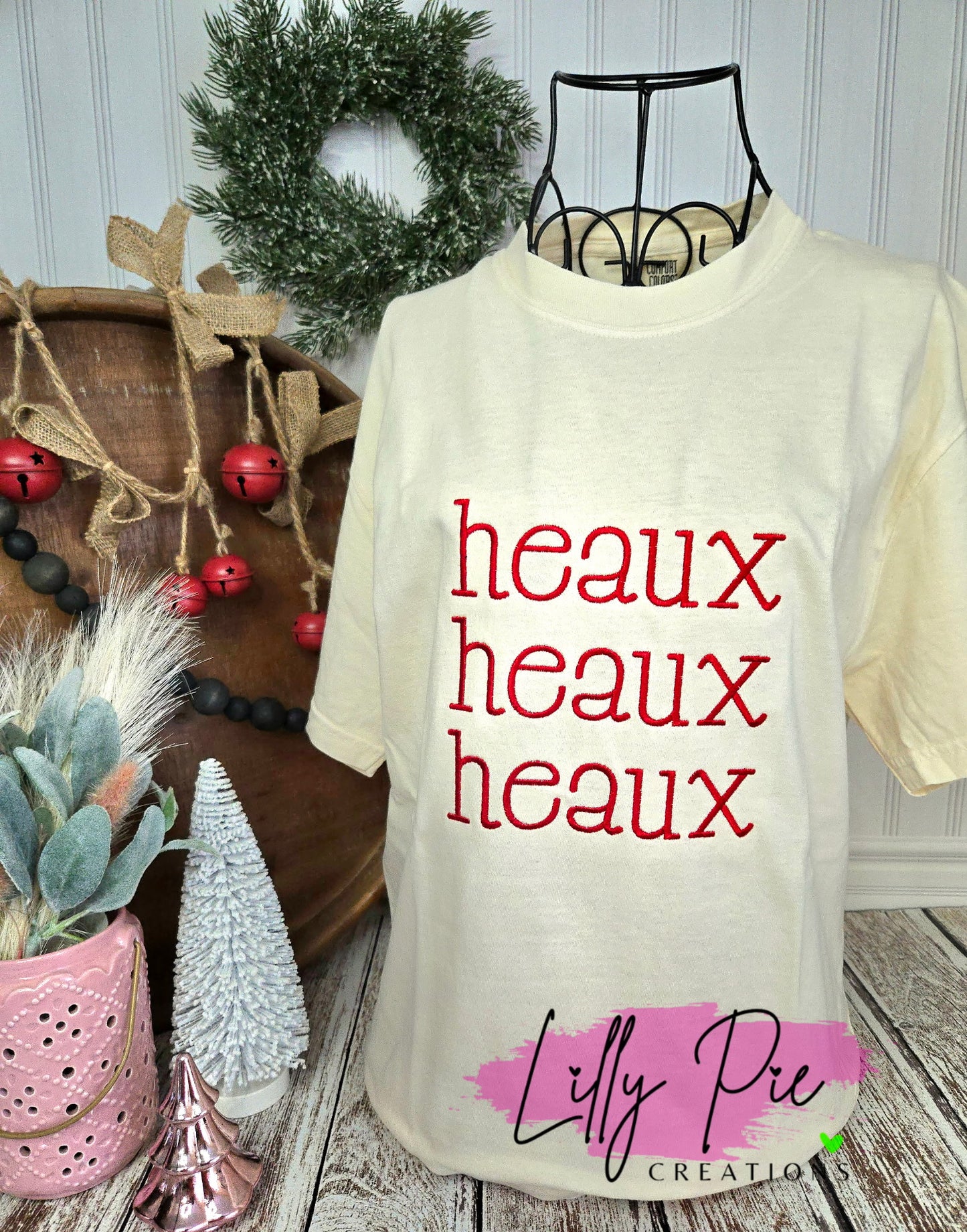 Heaux, Heaux, Heaux Louisiana Christmas Sweatshirt (T-shirt Available)
