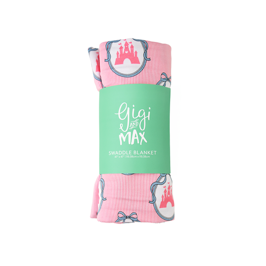 Maeve Castles SWADDLE Bamboo Baby Blanket Coming Home Gift