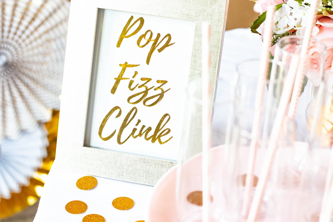 Mimosa Bar Decorations Kit - Bridal Shower & Birthday Party