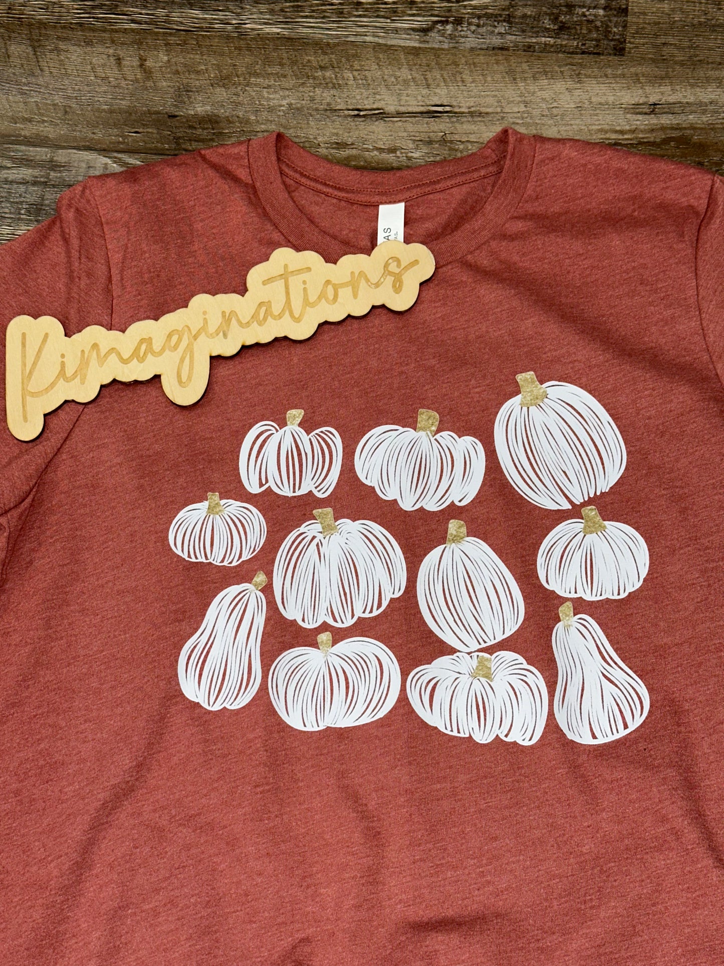Fall White Pumpkin T-shirt