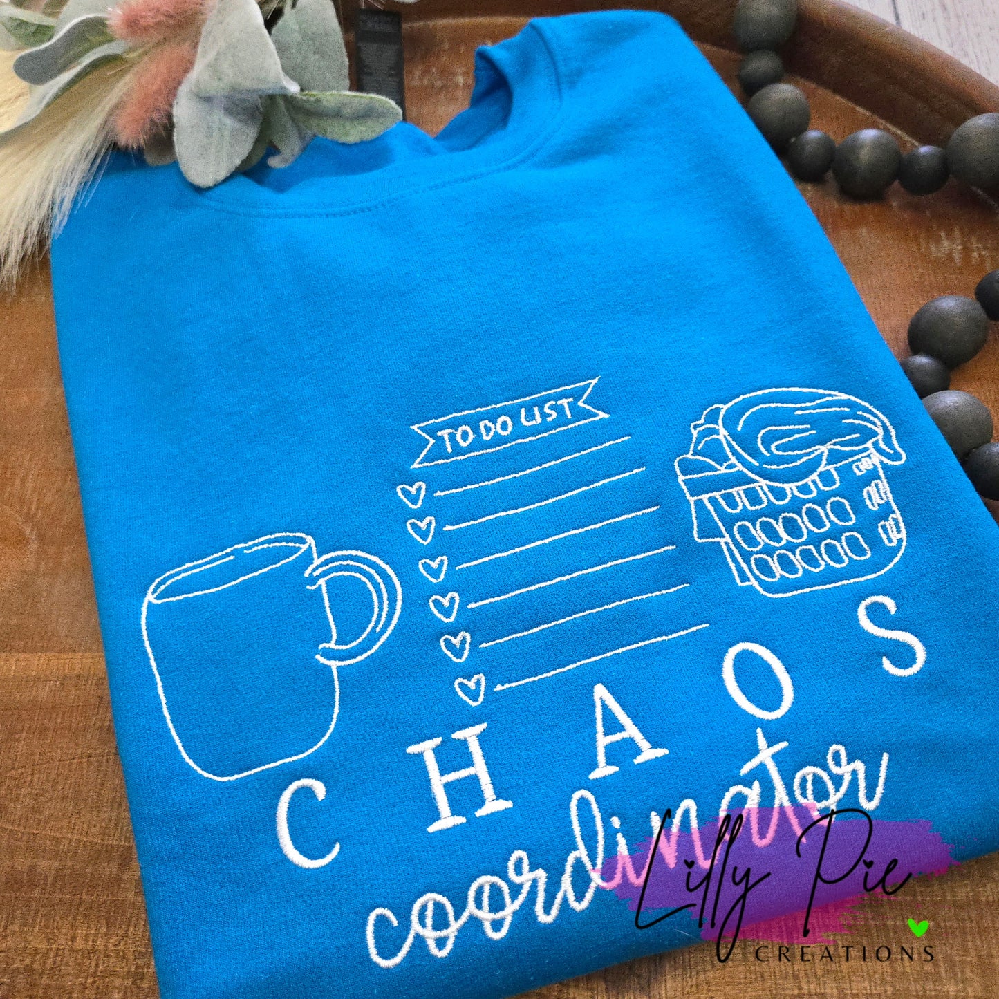 Chaos Coordinator Embroidered Sweatshirt