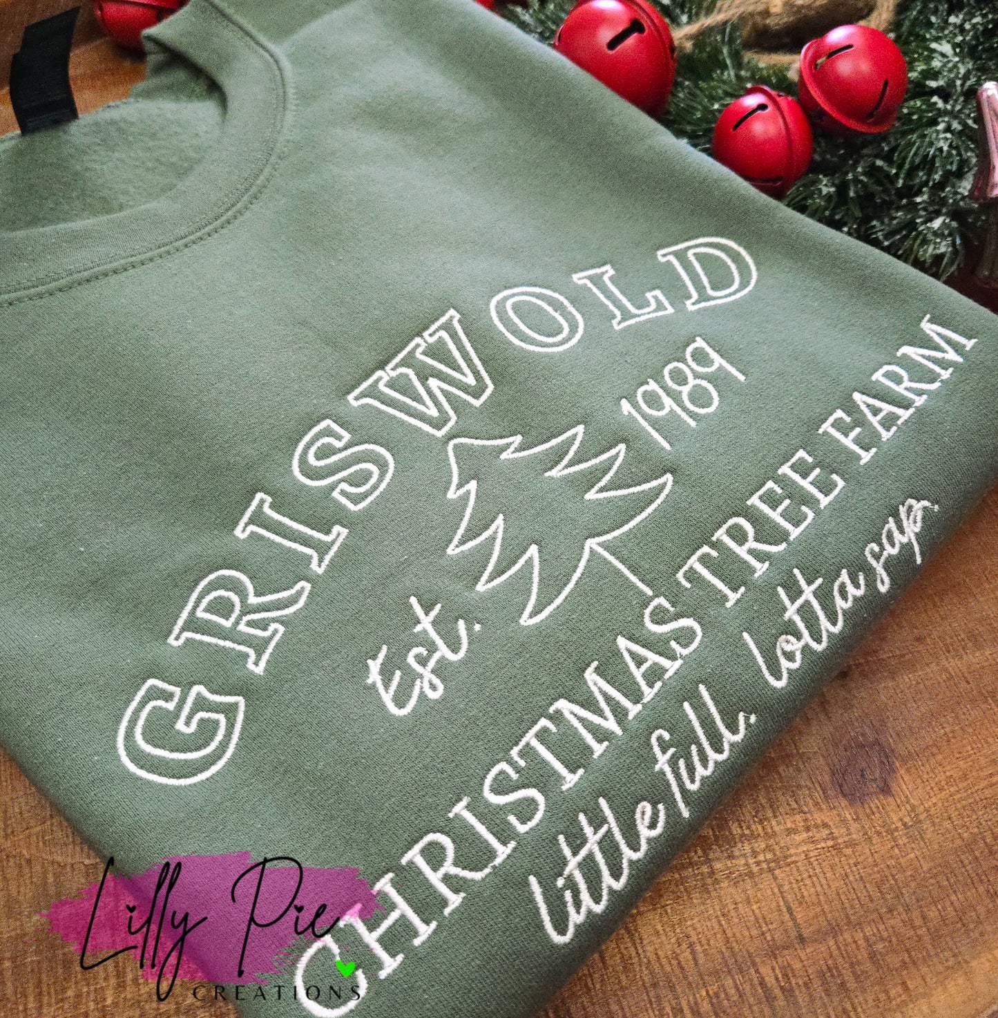 Griswold Christmas Tree Farm Embroidered Sweatshirt