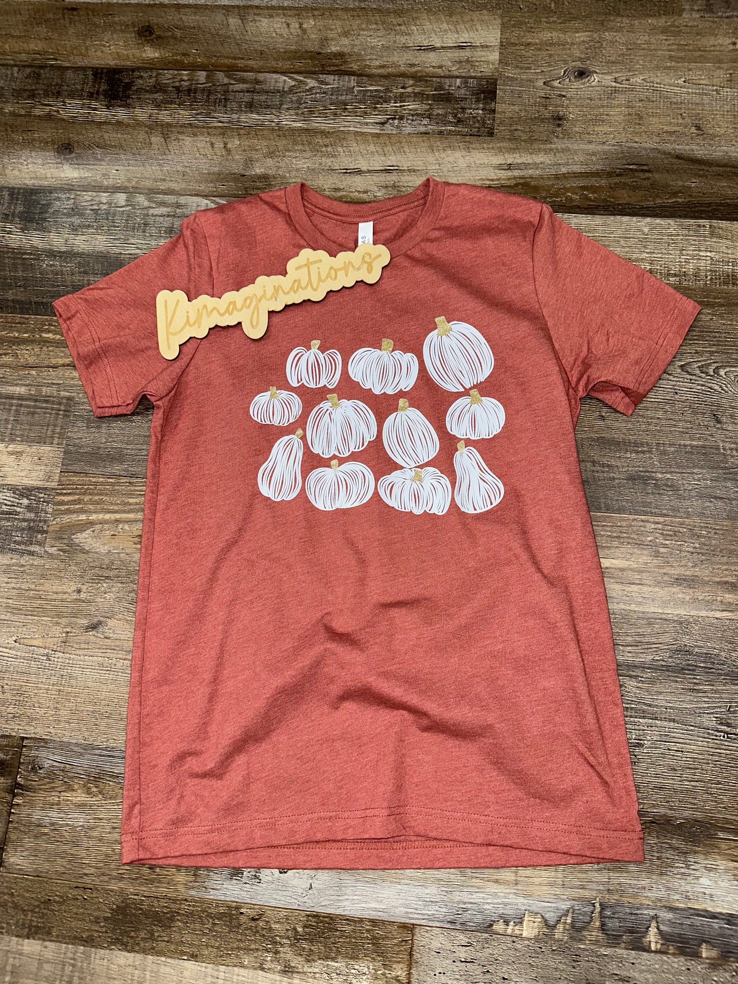 Fall White Pumpkin T-shirt