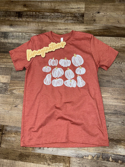 Fall White Pumpkin T-shirt
