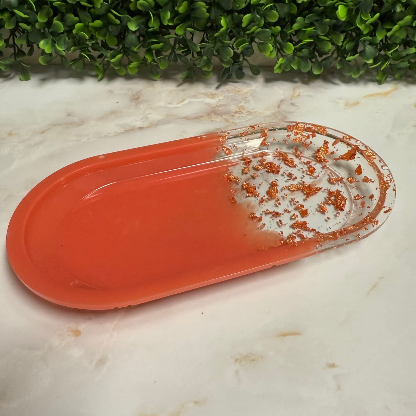 Glitter Epoxy Trinket Tray