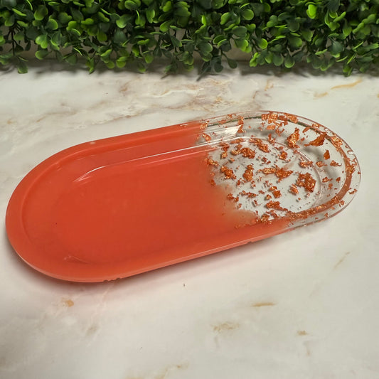 Glitter Epoxy Trinket Tray