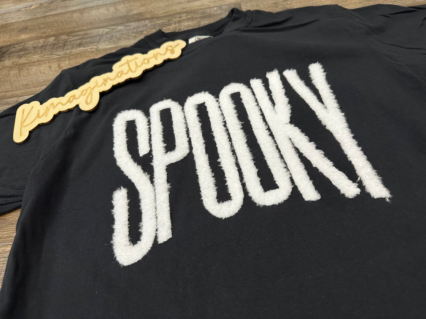 Spooky Fuzzy Comfort Colors T-shirt