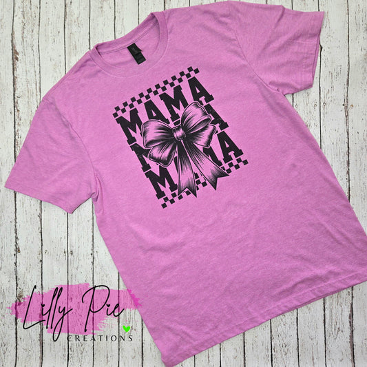 Orchid Bow Mama T-Shirt