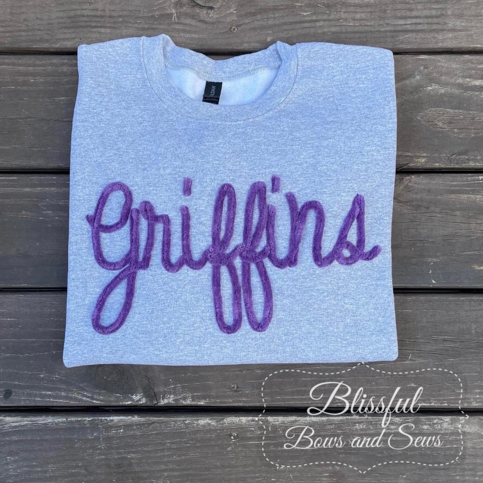 High School Yarn Sweatshirts