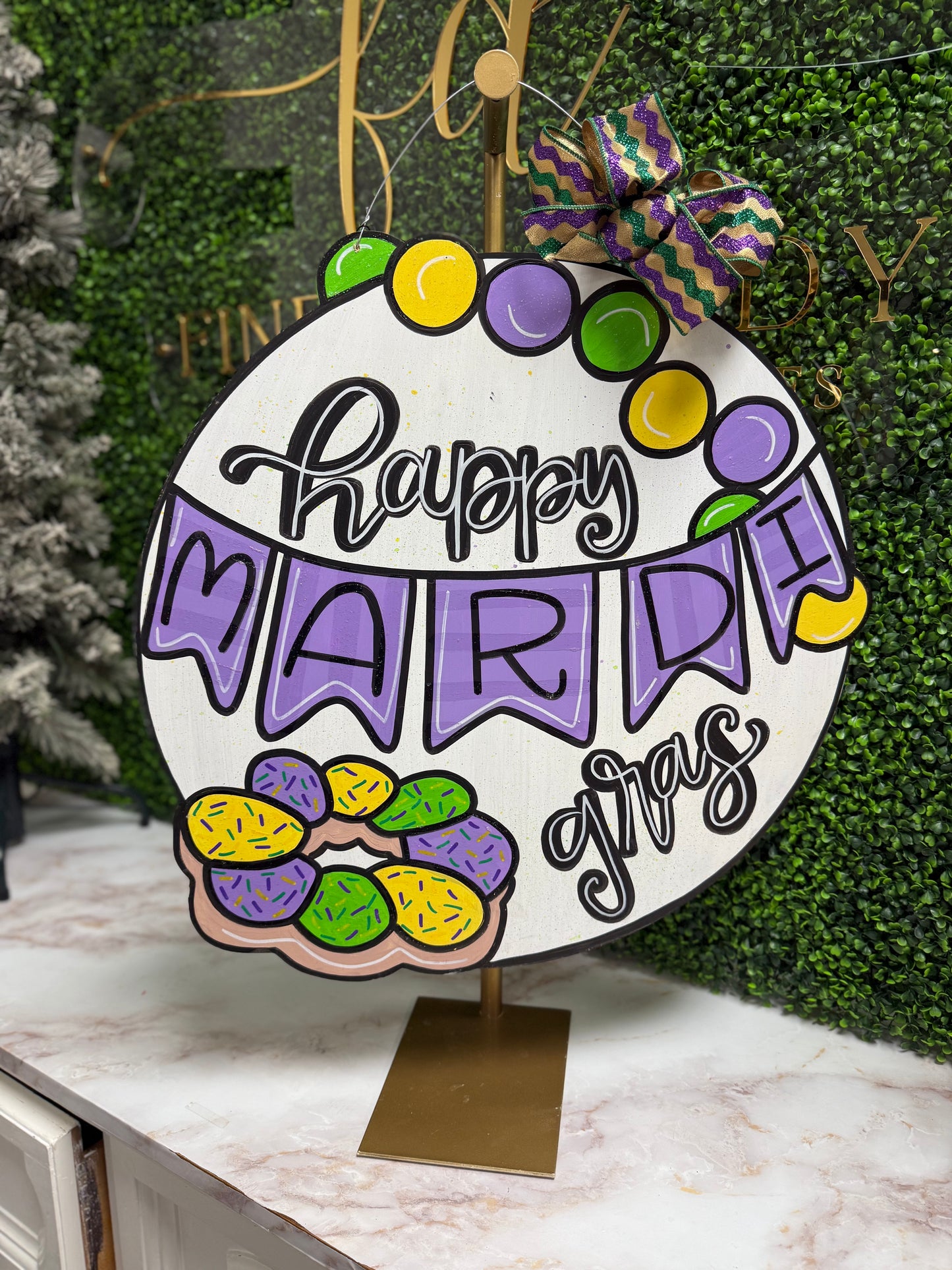 Mardi Gras Door Hangers