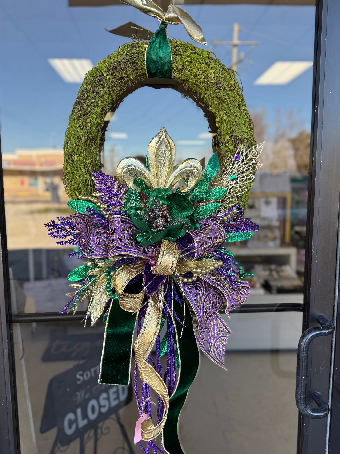 Mardi Gras Wreath