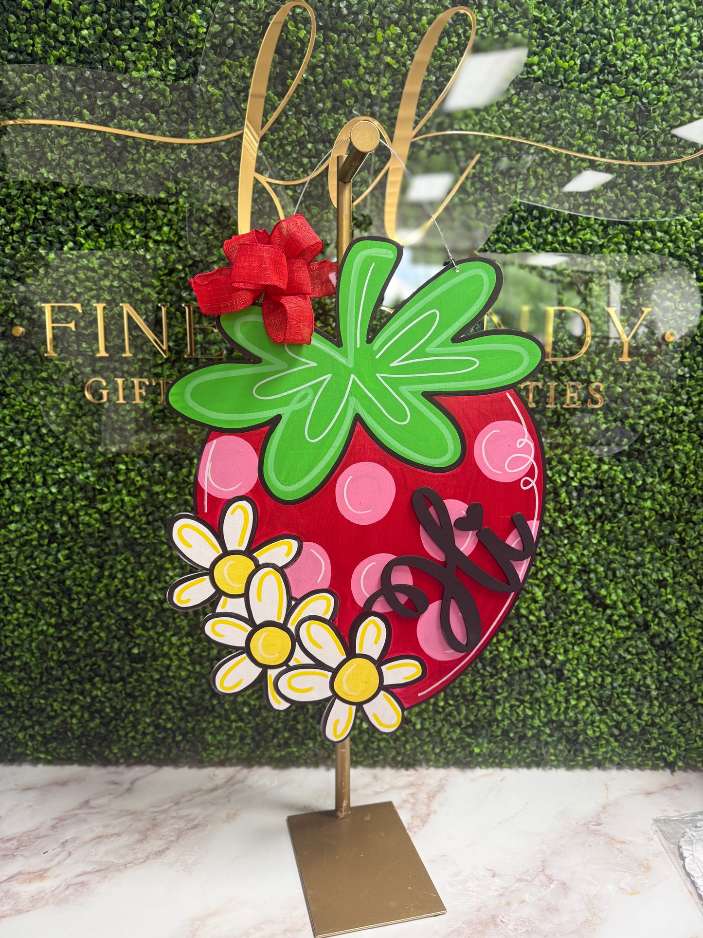 Strawberry Door Hanger