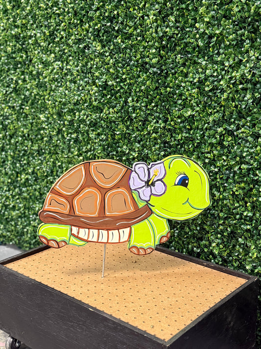 Turtle with Flower
