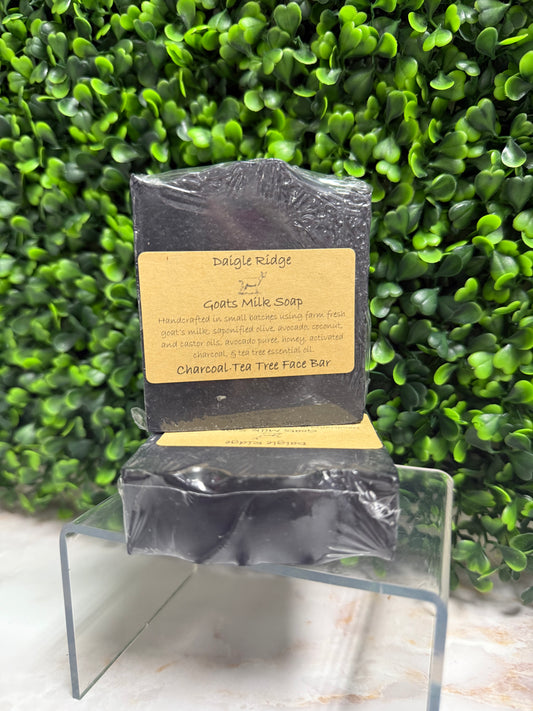 Charcoal Tea Tree Face Bar