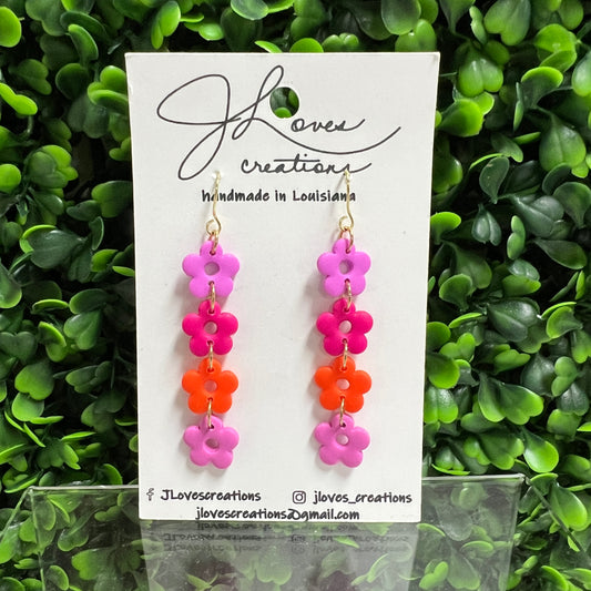 Flower Drop earrings