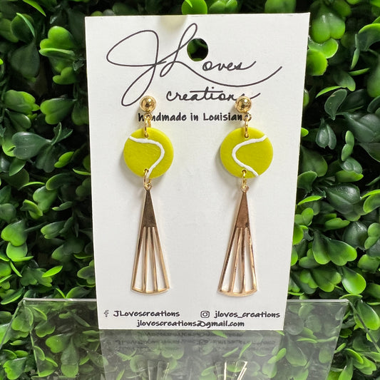 Tennis Ball Earrings