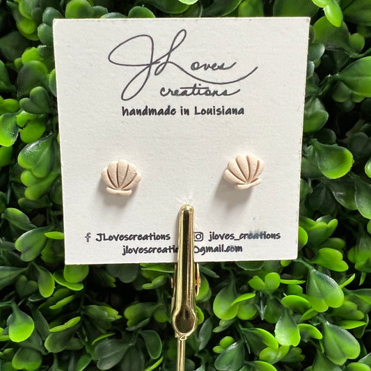 Seashell Studs