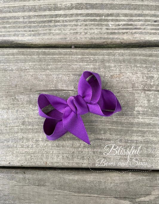 Baby Bow Purple