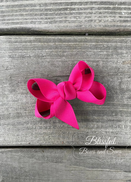 Baby Bow Shocking Pink
