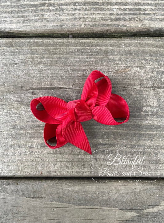 Baby Bow Red