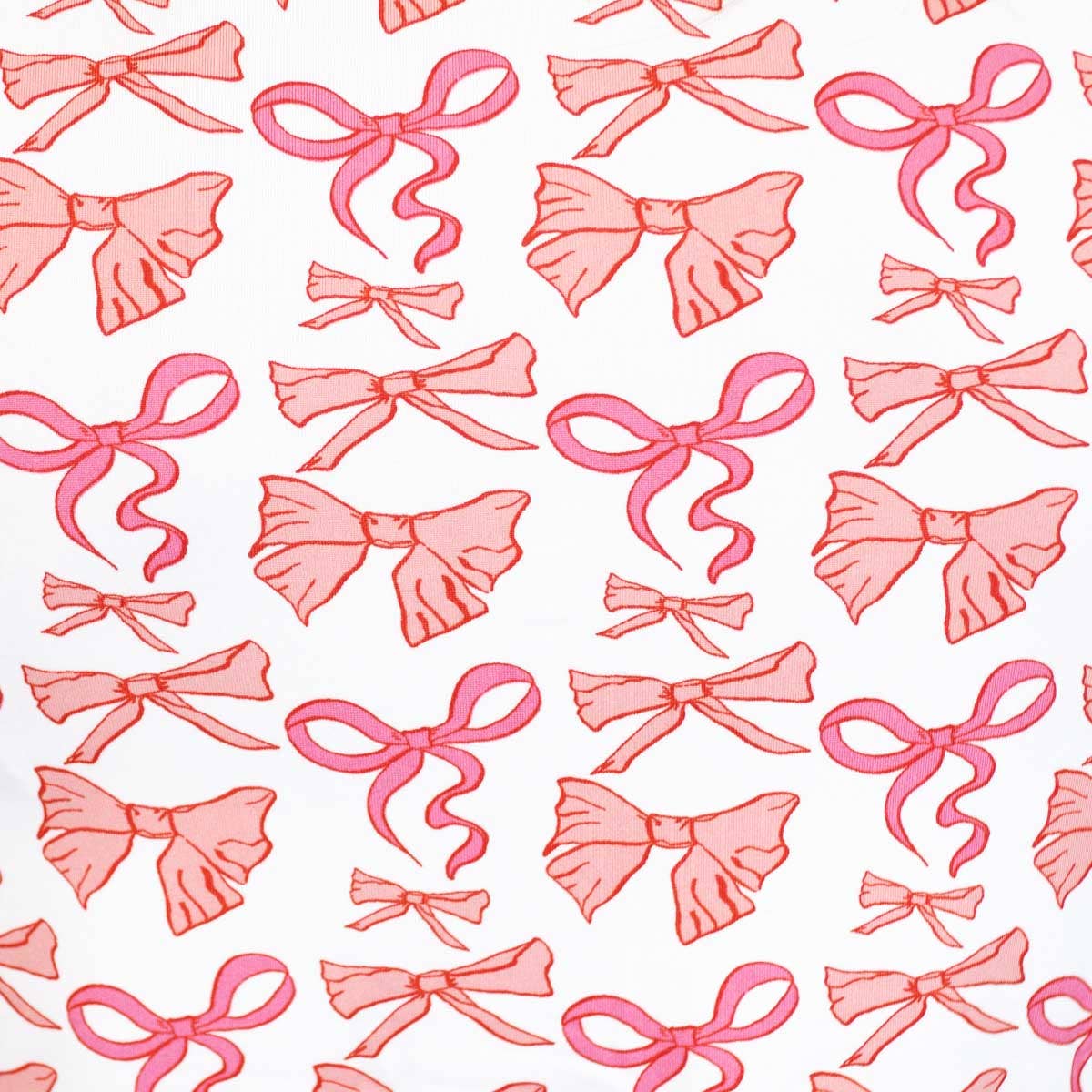 Sutton Bow Sleep Shorts   White/Pink   -Asst.