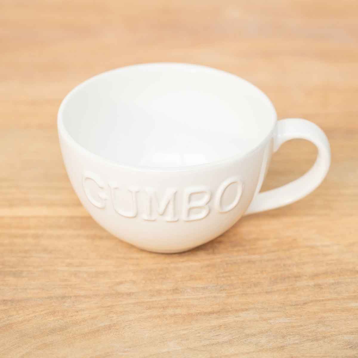 Gumbo Handle Bowl   Antique White   4.5x3