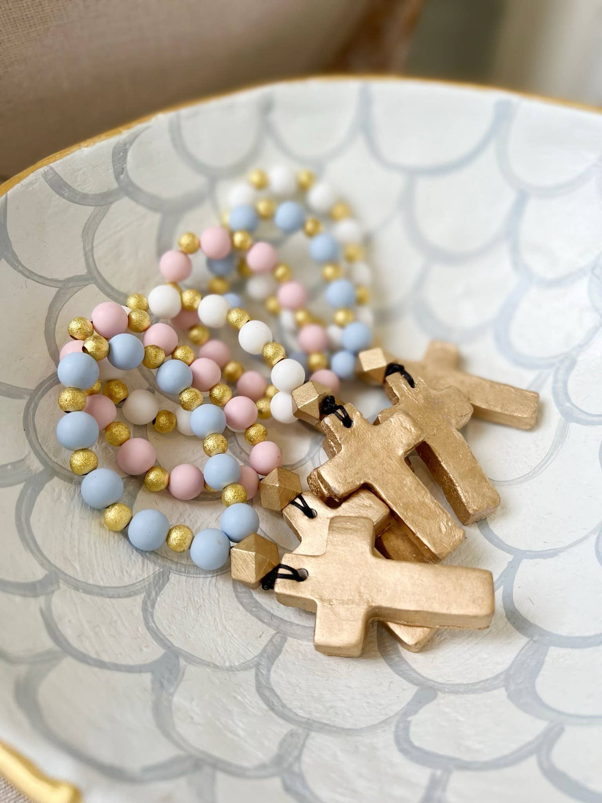 Prayer Beads with Gold